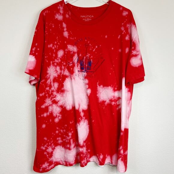 Custom Bleached Nautica T-shirt XXL - Picture 1 of 5